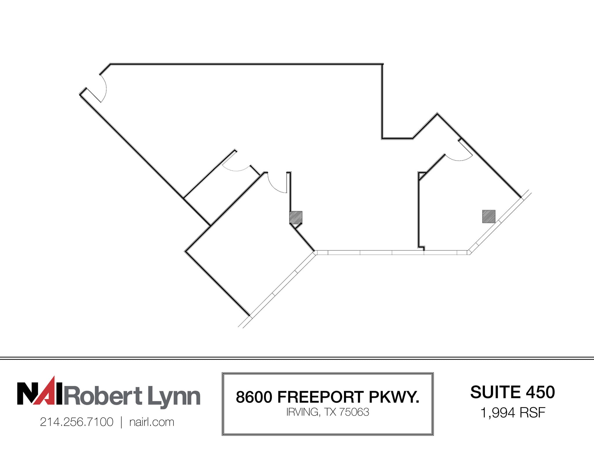 8600 Freeport Pky, Irving, TX à louer Plan d’étage- Image 1 de 1