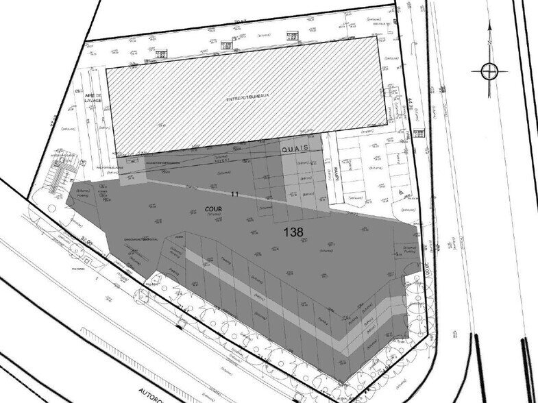 Bureau dans Villeneuve-la-Garenne à louer - Plan de site - Image 3 de 5