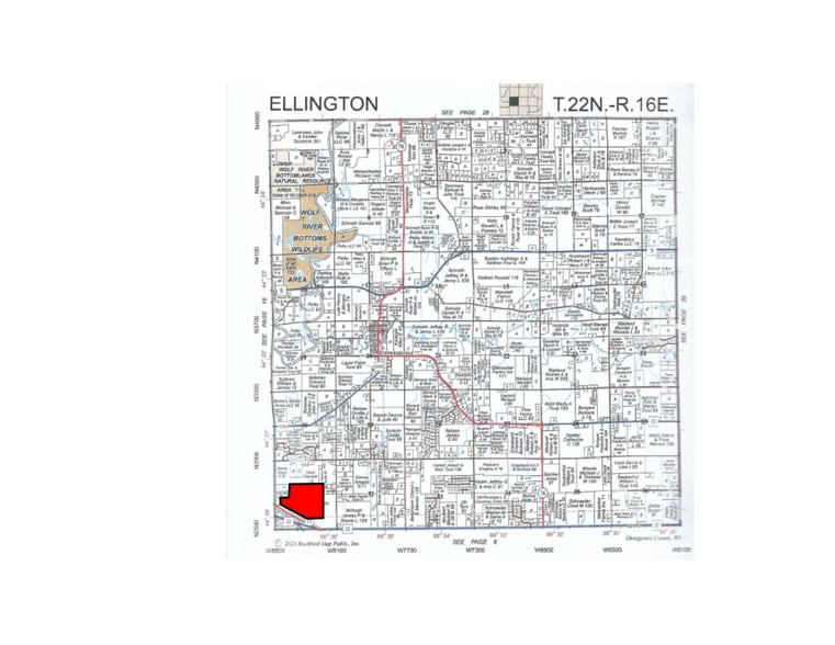 N2511 Manley Rd, Hortonville, WI for sale - Plat Map - Image 3 of 3