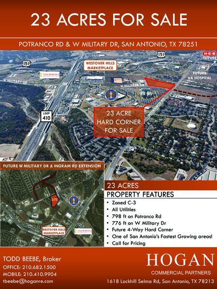 Potranco Rd & W. Military Dr, San Antonio, TX for sale - Building Photo - Image 1 of 1