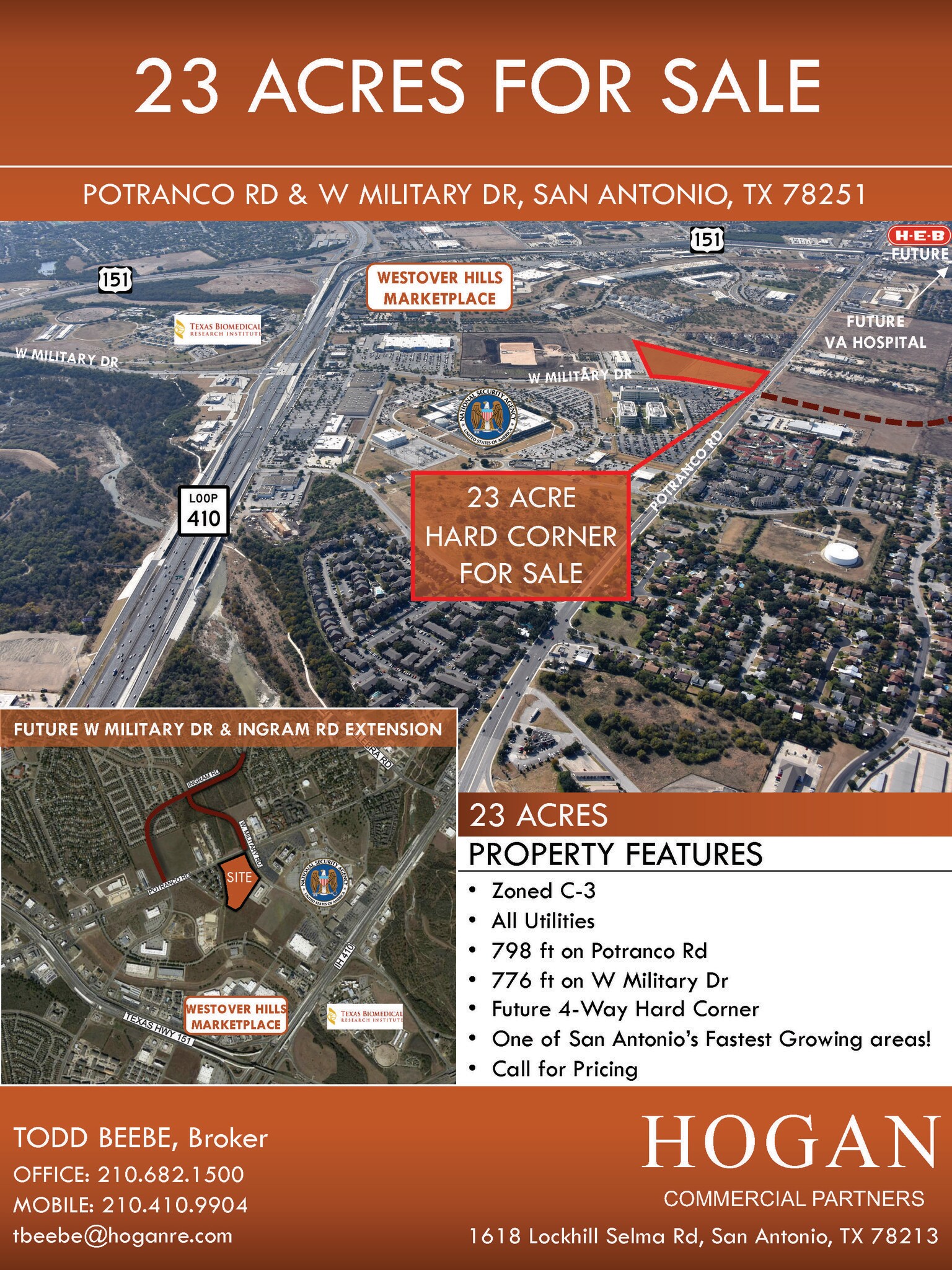 Potranco Rd & W. Military Dr, San Antonio, TX for sale Building Photo- Image 1 of 1