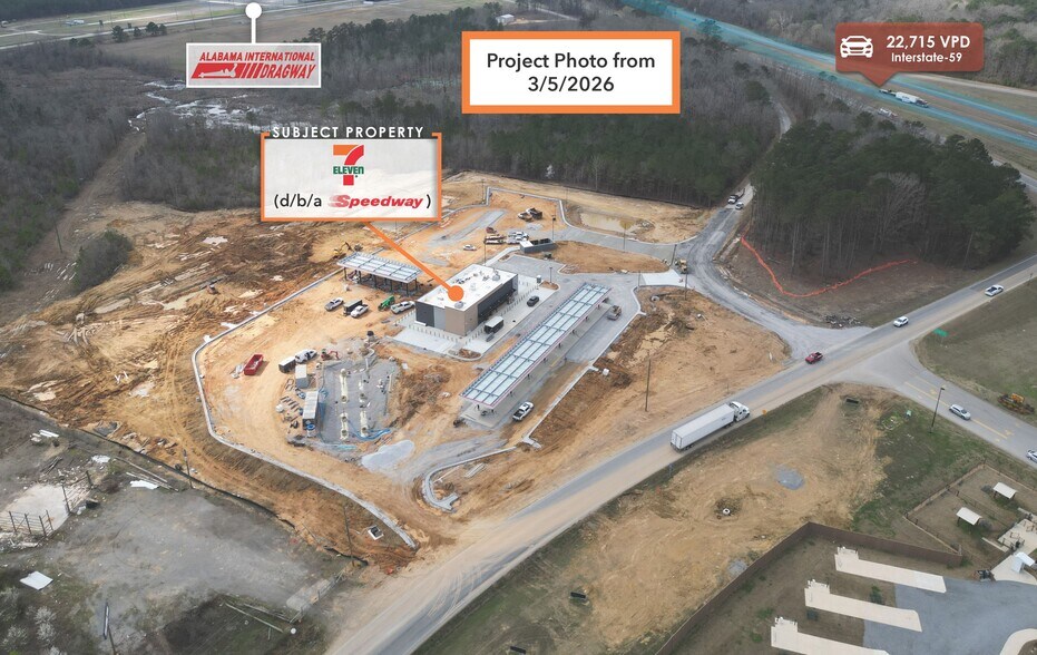 900 Steele Station Rd, Steele, AL à vendre - Aérien - Image 3 de 6