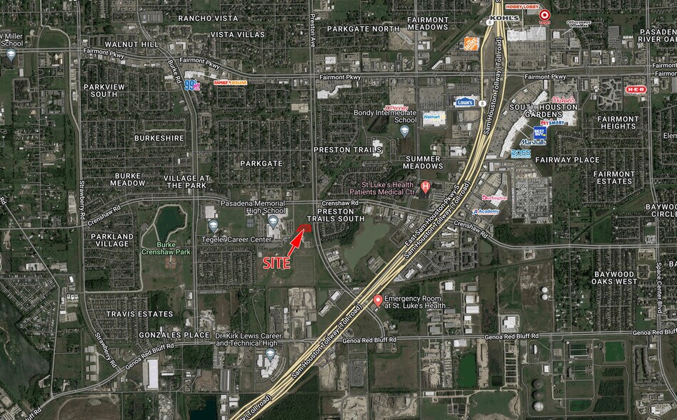 4700 Block Of Preston Ave, Pasadena, TX à vendre - Aérien - Image 2 de 4