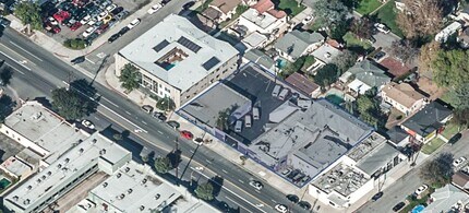 1607-1619 1/2 Victory Blvd, Glendale, CA - AERIAL map view
