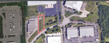 29677 WK SMITH, New Hudson, MI - Aerial map view