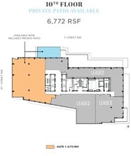 950 F St NW, Washington, DC for lease Floor Plan- Image 1 of 2