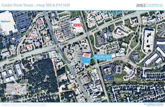 850 N Bell Blvd, Cedar Park, TX - Aérien  Vue de la carte - Image1