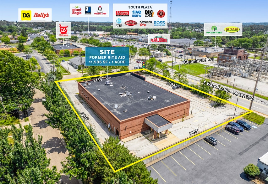 325 E Waterloo Rd, Akron, OH for lease - Aerial - Image 3 of 4
