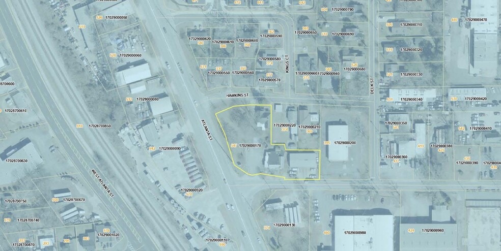 547 Atlanta St SE, Marietta, GA for sale - Aerial - Image 2 of 3