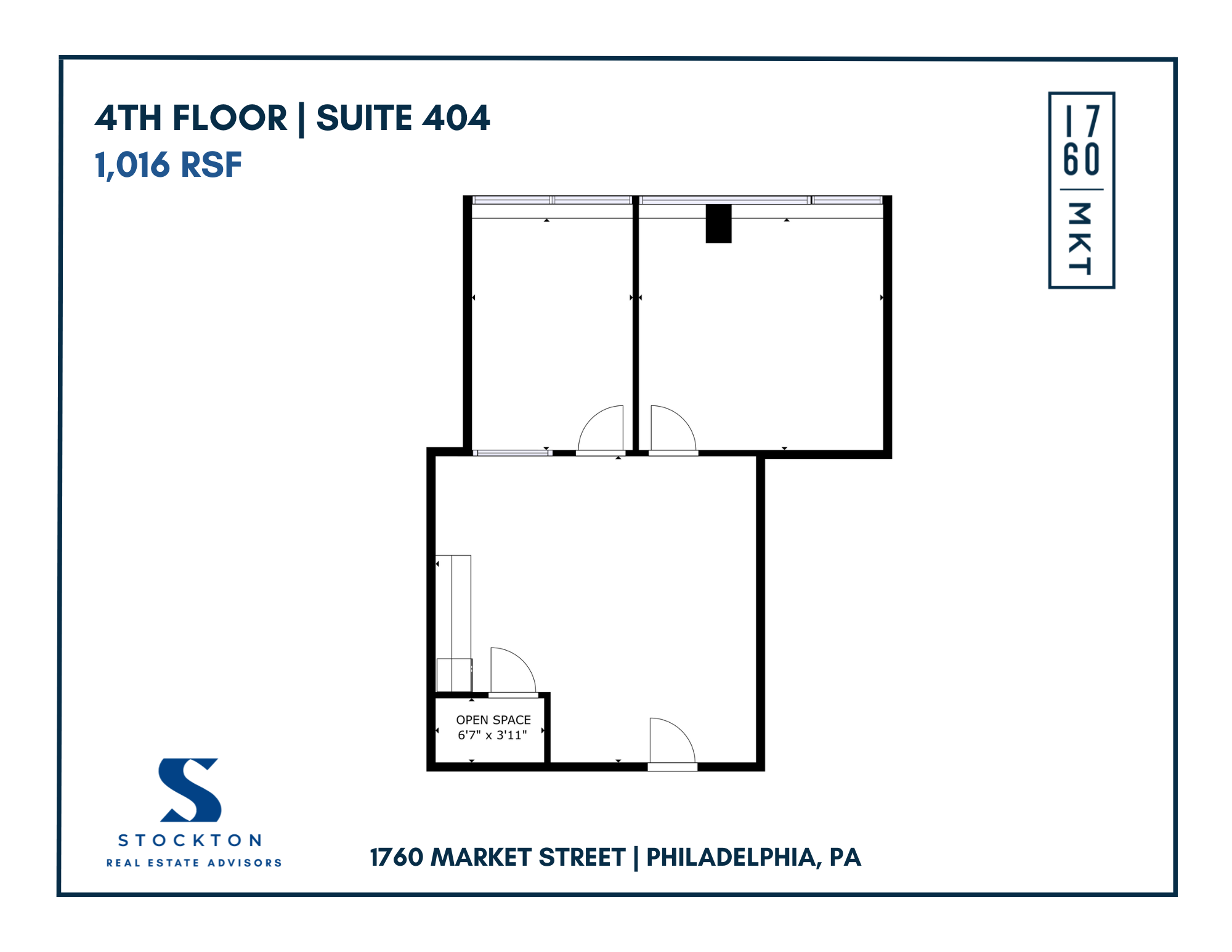 1760 Market St, Philadelphia, PA for lease Floor Plan- Image 1 of 1