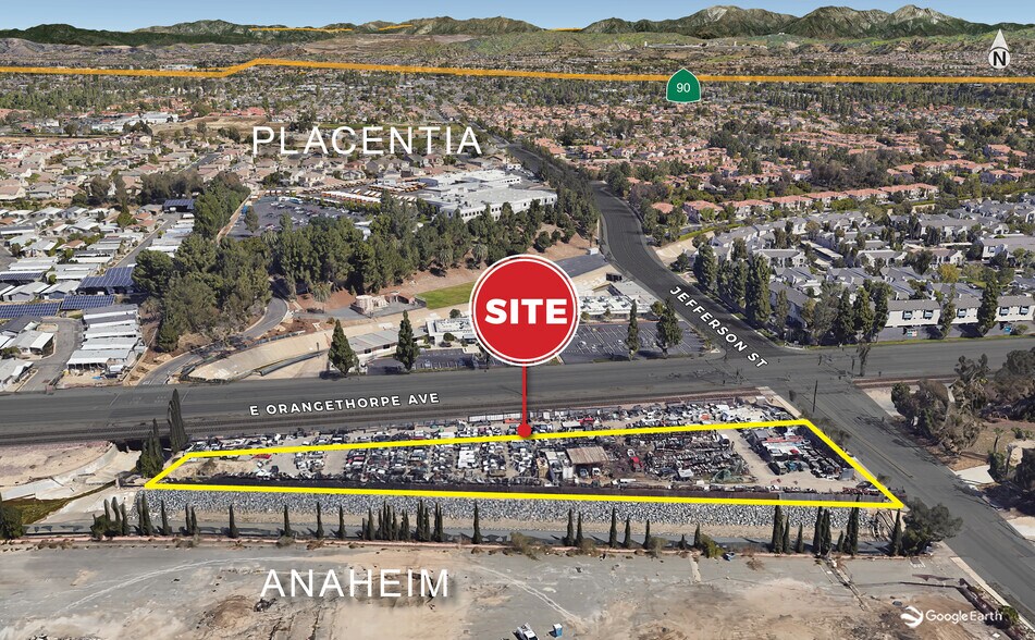 1515 North Jefferson, Anaheim, CA à louer - Aérien - Image 3 de 3