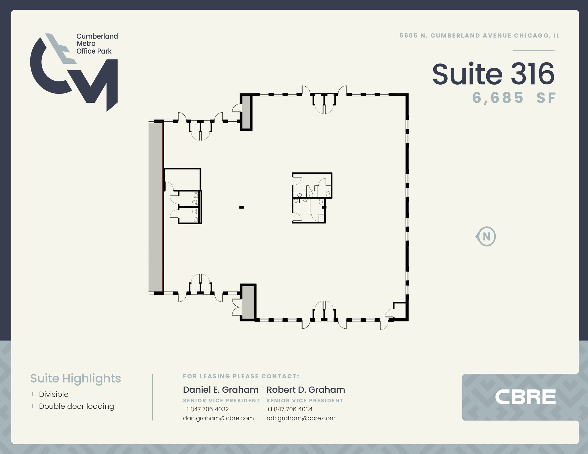 5505 N Cumberland Ave, Chicago, IL for lease Floor Plan- Image 1 of 1