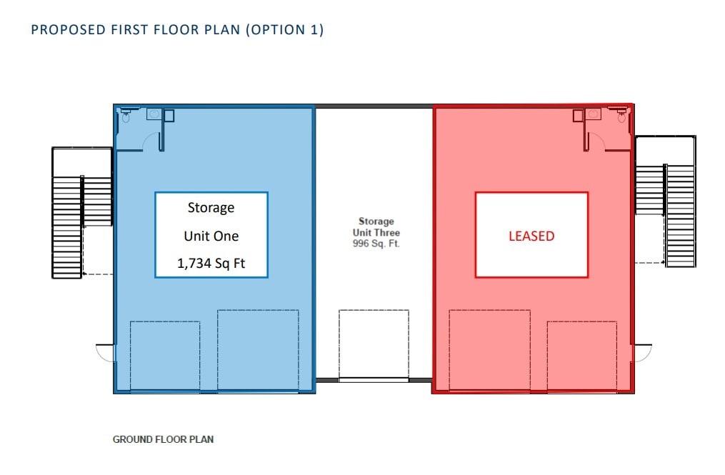 5740 Park Ave, Wilmington, NC à louer Plan d’étage- Image 1 de 2