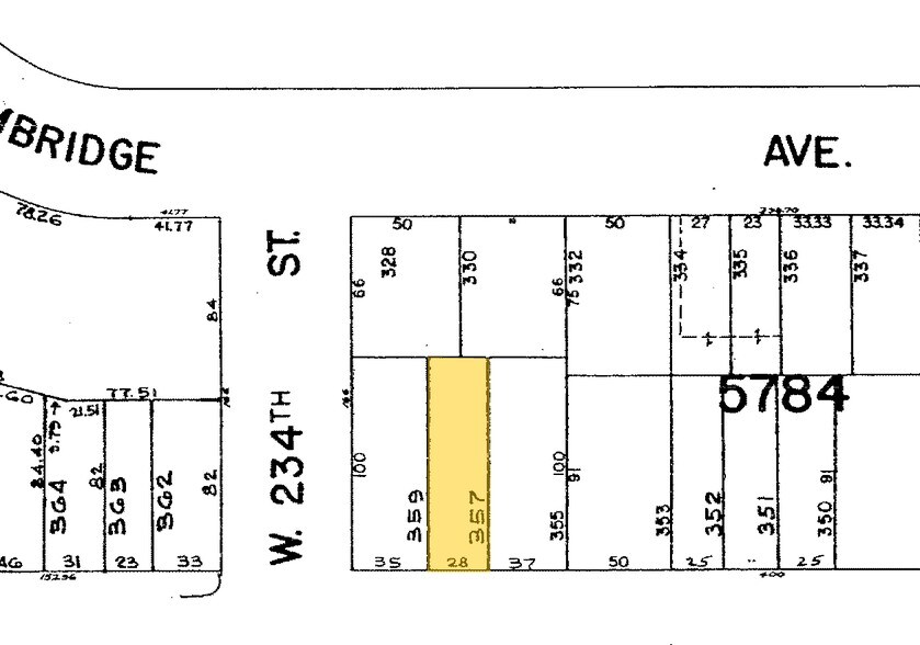 3403 Riverdale Ave, Bronx, NY à vendre - Plan cadastral - Image 2 de 2