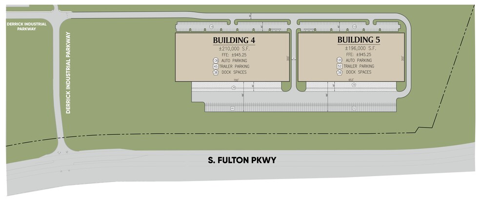 S Fulton Pky, Union City, GA à louer - Plan de site - Image 2 de 2