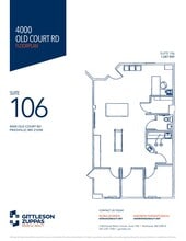 4000 Old Court Rd, Pikesville, MD à louer Plan d’étage- Image 1 de 1