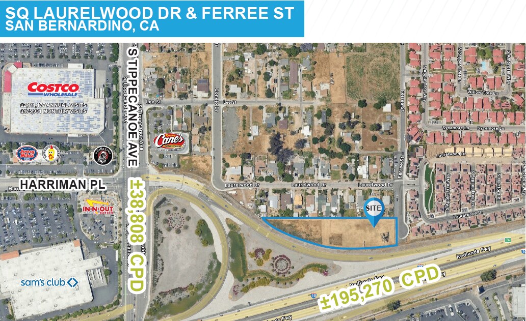 SQ Laurelwood Dr & Ferrre St, San Bernardino, CA for sale Primary Photo- Image 1 of 2