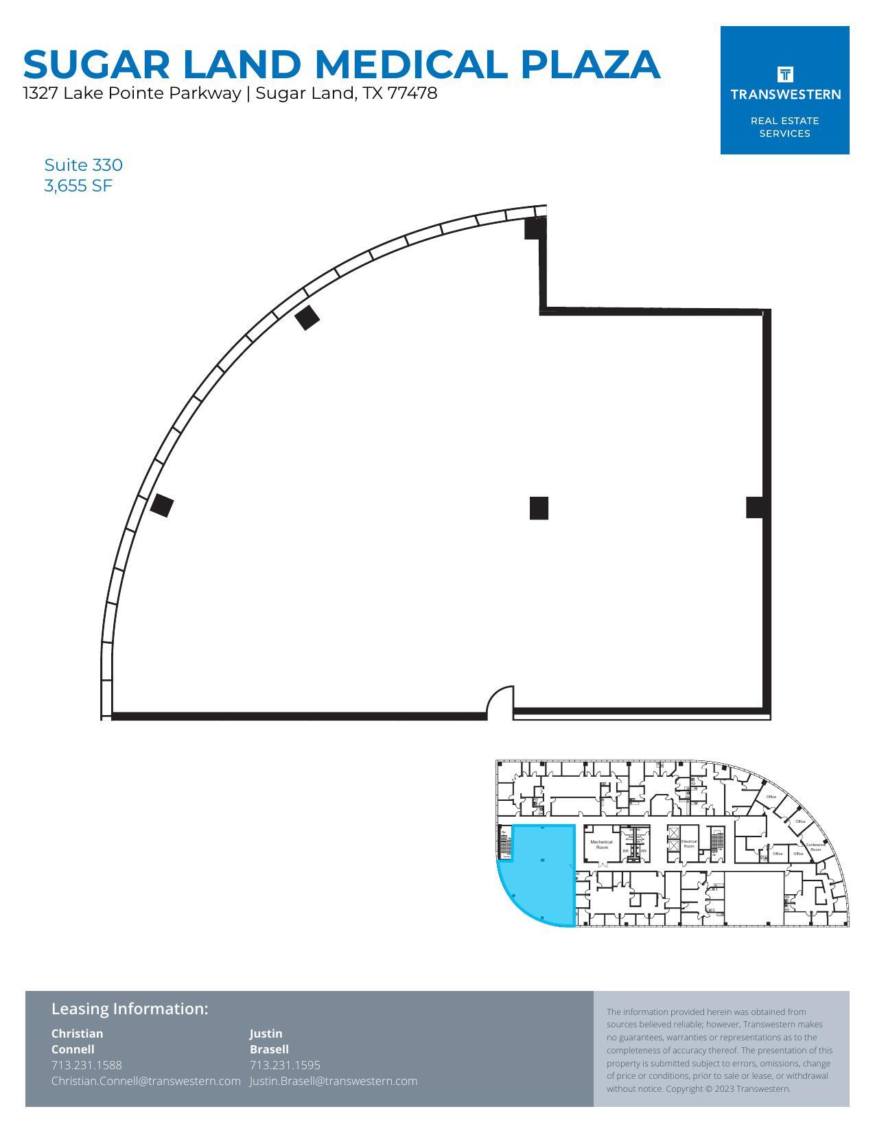 1327 Lake Pointe Pky, Sugar Land, TX for lease Floor Plan- Image 1 of 1