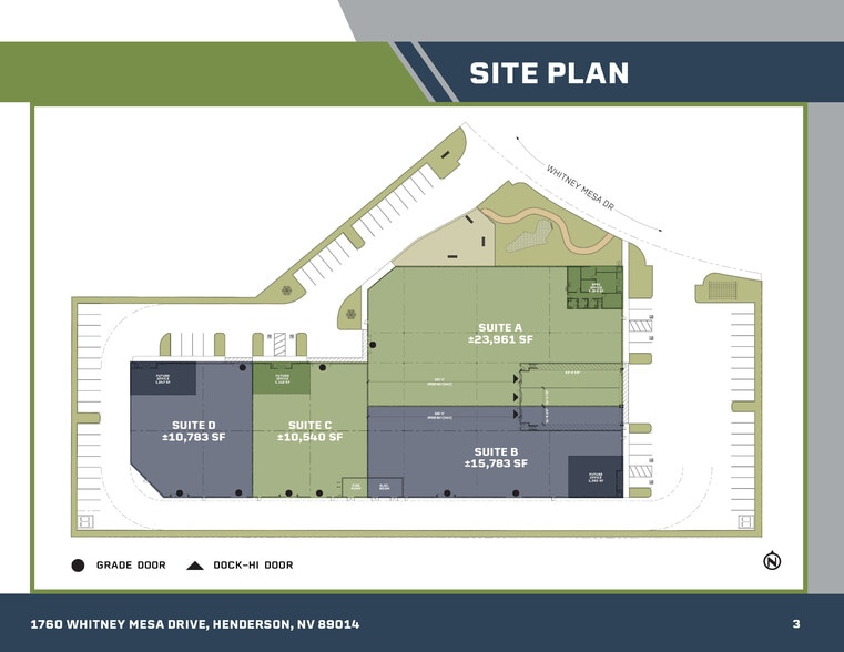 1760 Whitney Mesa Dr, Henderson, NV for lease - Site Plan - Image 3 of 3