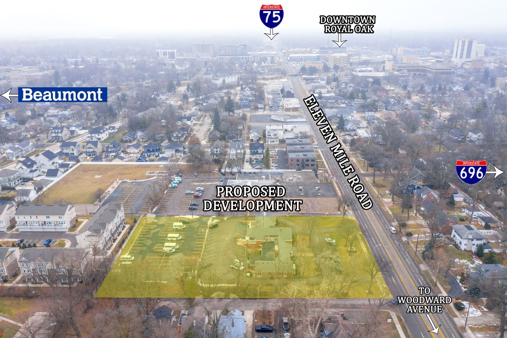 1026 W 11 Mile Rd, Royal Oak, MI for lease Building Photo- Image 1 of 3