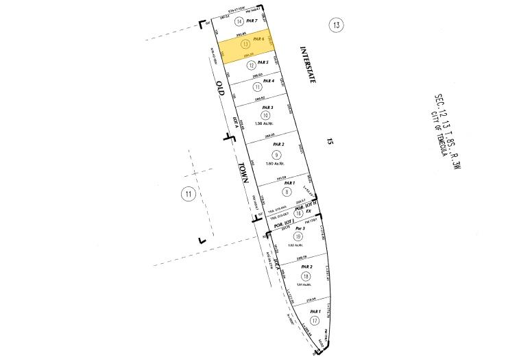 28924 Old Town Front St, Temecula, CA for lease - Plat Map - Image 3 of 11