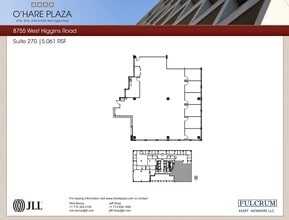 8725 W Higgins Rd, Chicago, IL à louer Plan d’étage- Image 1 de 1