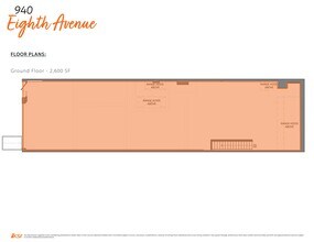 940 Eighth Ave, New York, NY à louer Plan de site- Image 1 de 3