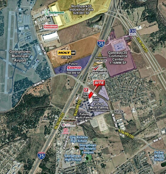 SEQ Austin Ave, Georgetown, TX à vendre - Photo principale - Image 3 de 4