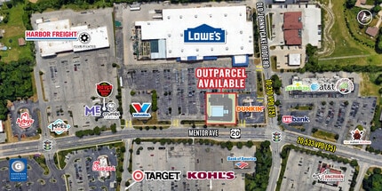 9600 Mentor Ave, Mentor, OH - Aerial map view - Image1