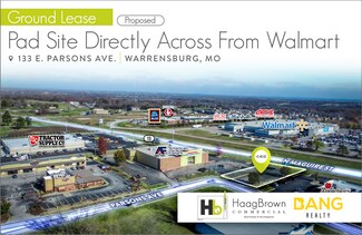 Plus de détails pour 133 E Parsons Ave, Warrensburg, MO - Terrain à louer
