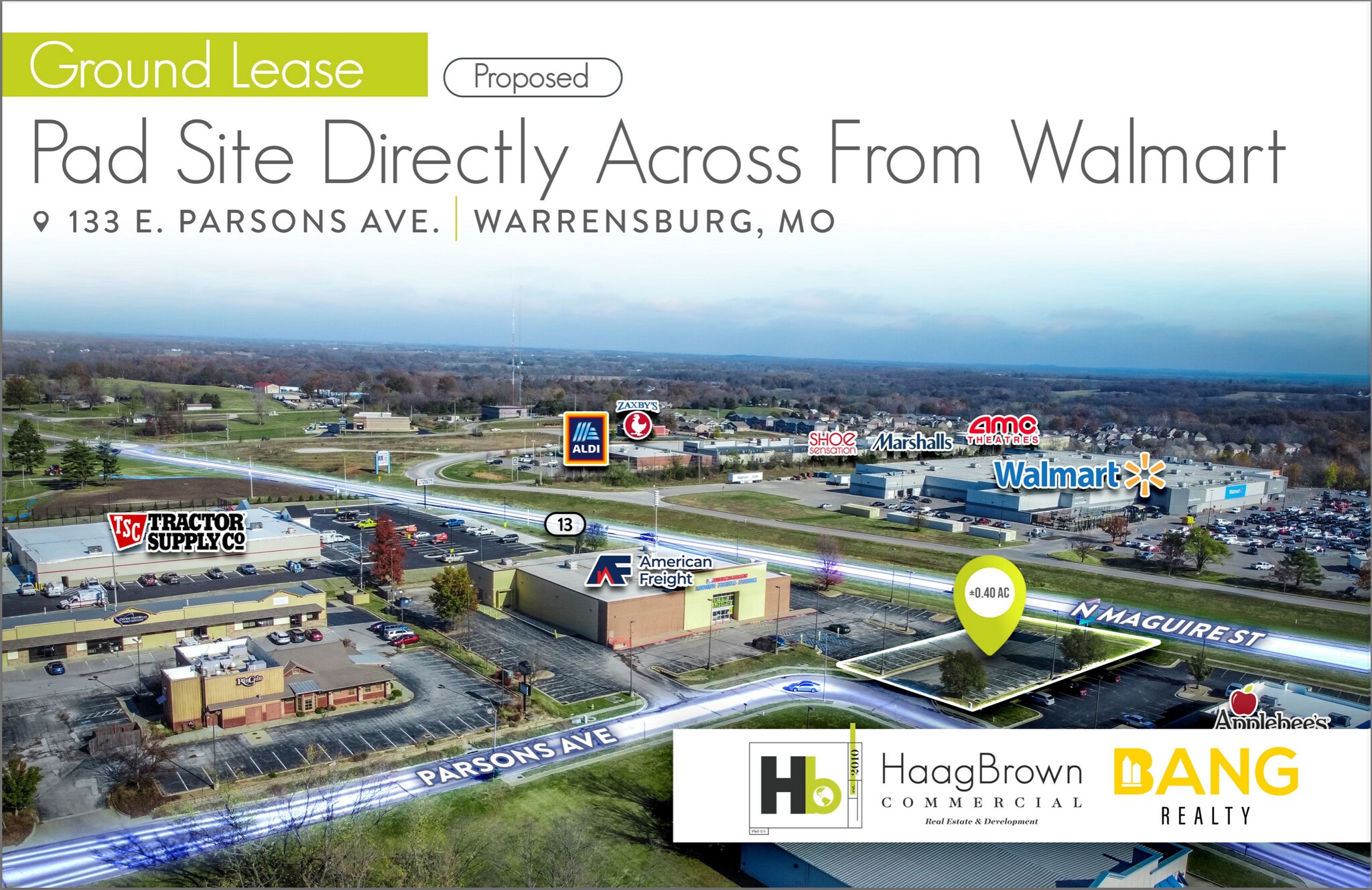 133 E Parsons Ave, Warrensburg, MO for lease Primary Photo- Image 1 of 8