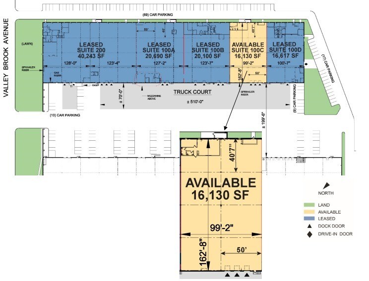 1270 Valley Brook Ave, Lyndhurst, NJ for lease - Floor Plan - Image 2 of 8