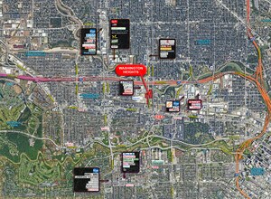 207 Heights Blvd, Houston, TX - Aerial map view