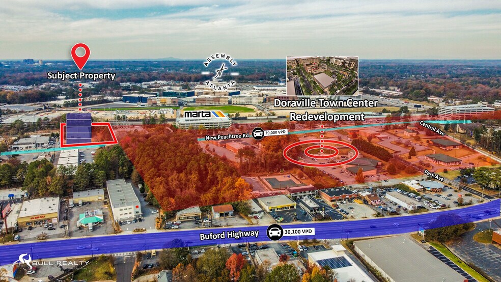 5888 New Peachtree Rd, Atlanta, GA à louer - Photo du bâtiment - Image 3 de 7