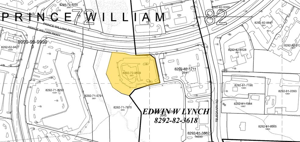 2651 Prince William Pky, Woodbridge, VA à louer - Plan cadastral - Image 3 de 3