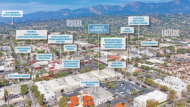 436 E Gutierrez St, Santa Barbara, CA - Aérien  Vue de la carte - Image1