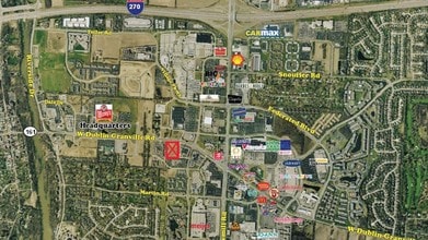 W Dublin Granville Rd, Dublin, OH - Aerial  map view