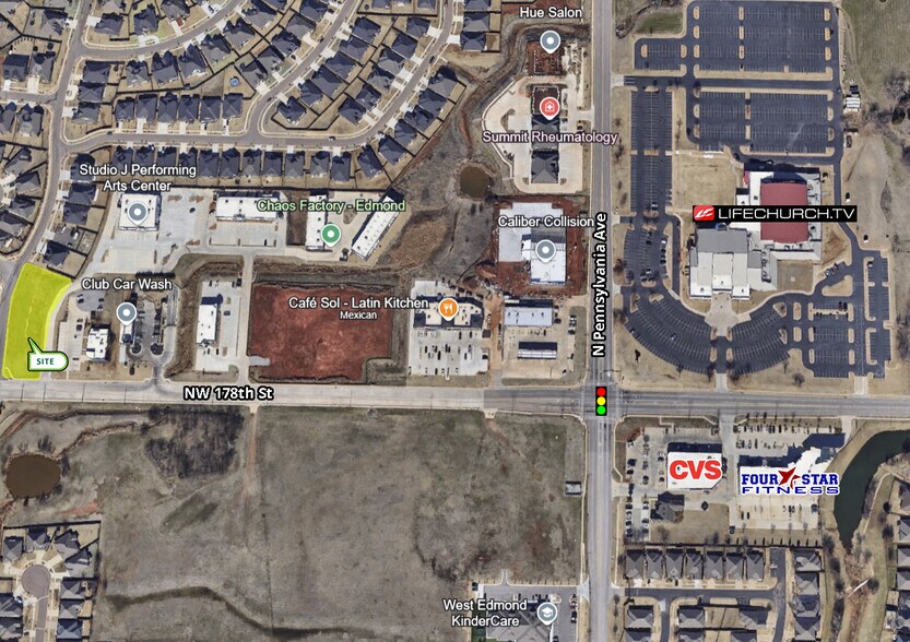 NW 178th St & N Pennsylvania Ave, Edmond, OK à vendre - Aérien - Image 2 de 3