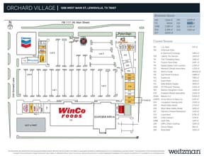 1280-1288 W Main St, Lewisville, TX for lease Site Plan- Image 1 of 1
