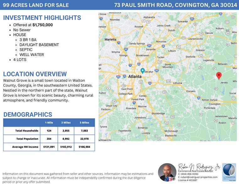 73 Paul Smith Rd, Covington, GA for sale - Building Photo - Image 2 of 5
