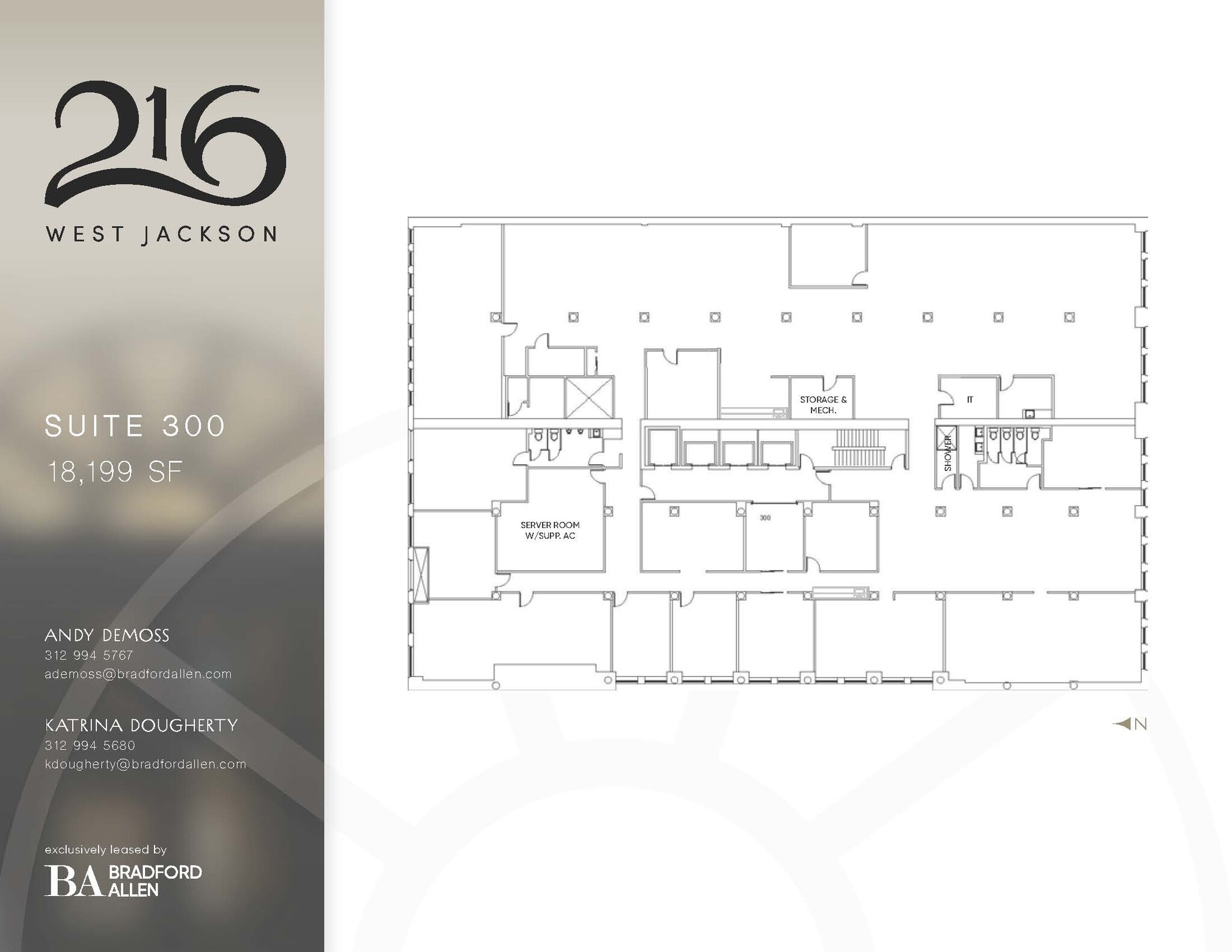 216 W Jackson Blvd, Chicago, IL for lease Floor Plan- Image 1 of 7