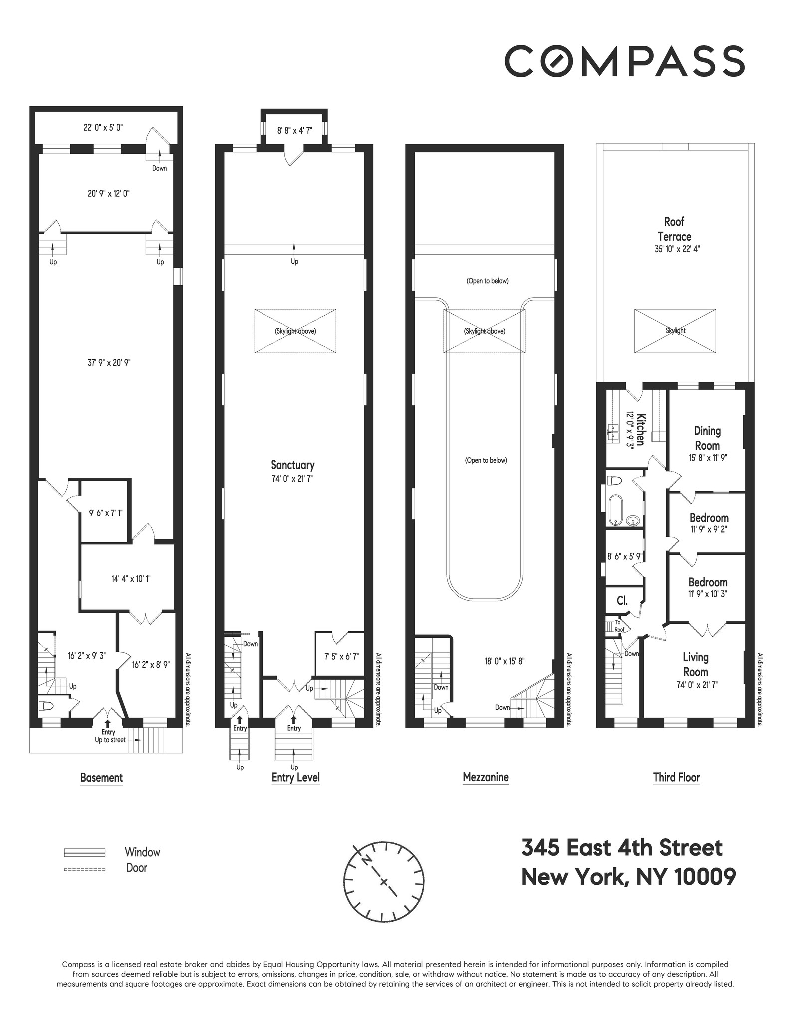 345 E 4th St, New York, NY à vendre Plan d’étage- Image 1 de 1