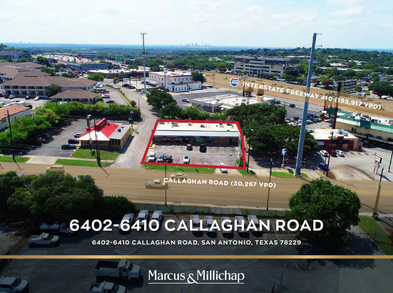 6402-6410 Callaghan Rd, San Antonio, TX à vendre - Photo du bâtiment - Image 1 de 1