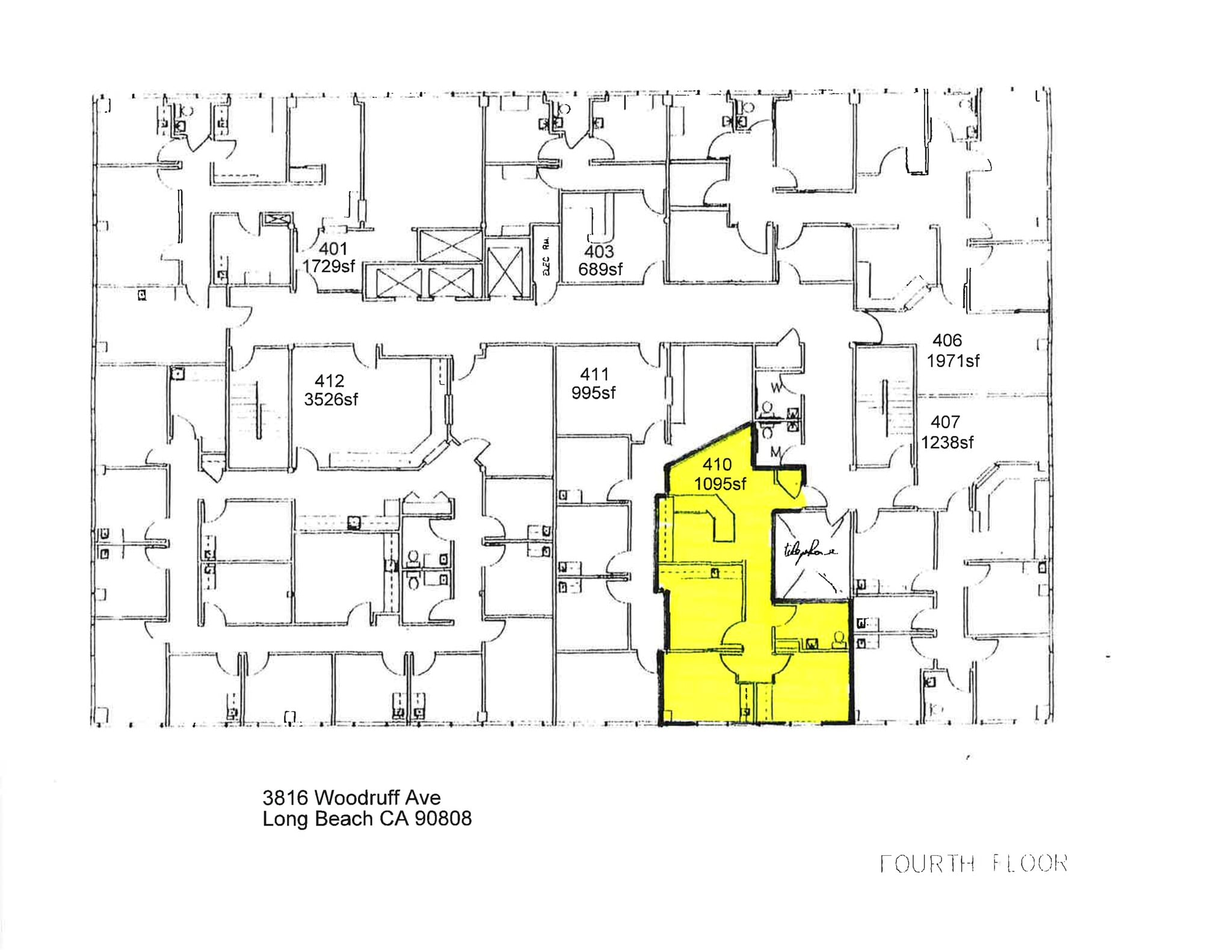 3816 Woodruff Ave, Long Beach, CA for lease Site Plan- Image 1 of 1