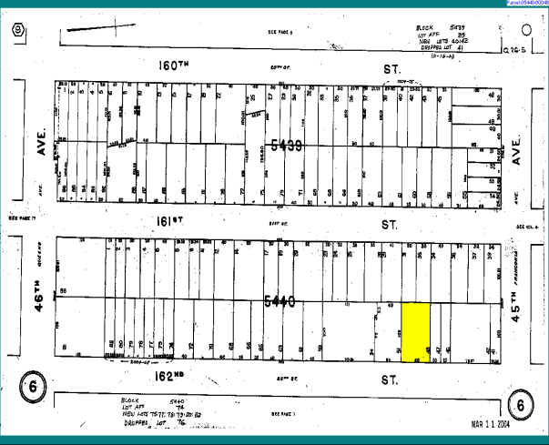 4516 162nd St, Flushing, NY à louer - Plan cadastral - Image 3 de 14