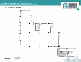 10735 David Taylor Dr, Charlotte, NC for lease Floor Plan- Image 2 of 2