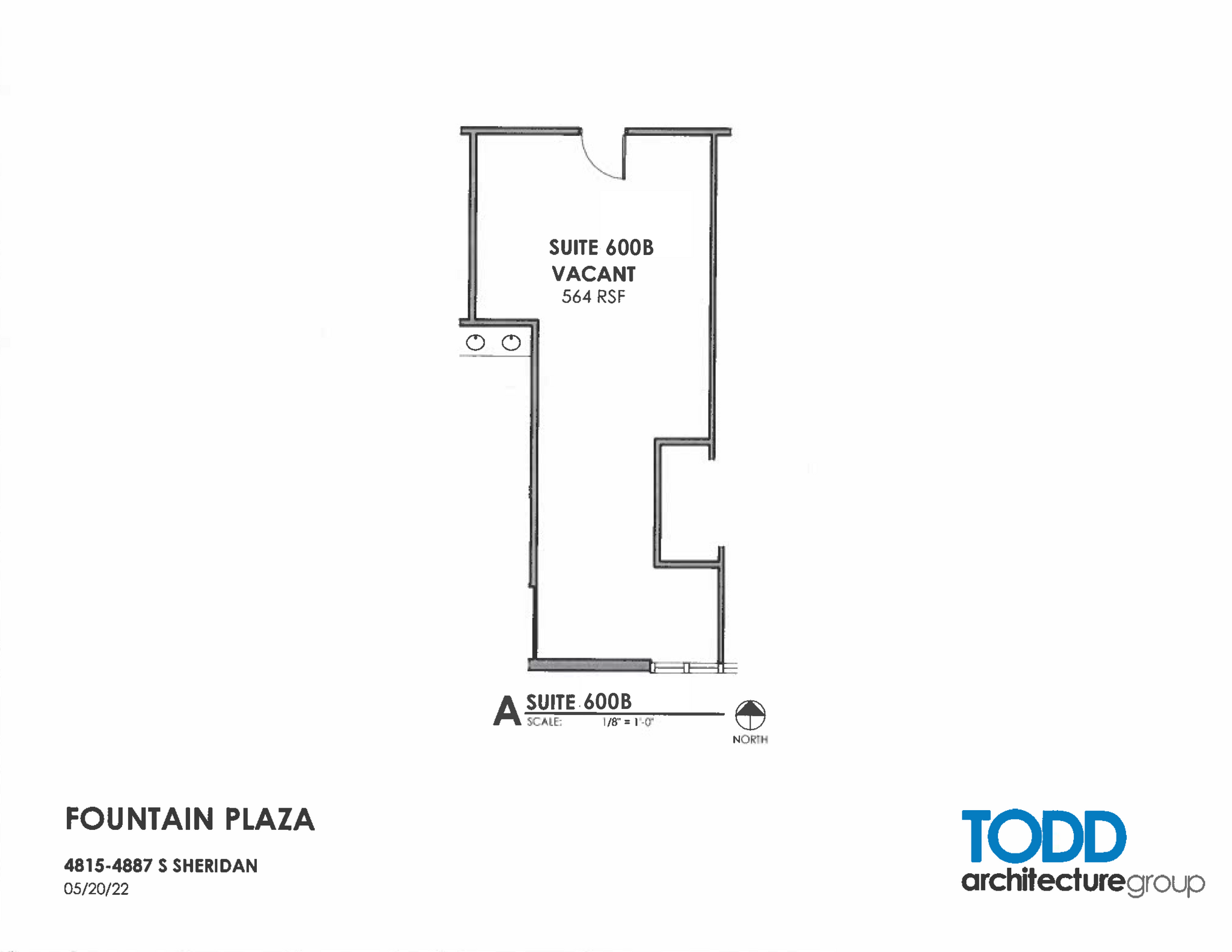 4815-4821 S Sheridan Rd, Tulsa, OK à louer Plan d’étage- Image 1 de 2