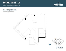 1501-1507 Lyndon B Johnson Fwy, Dallas, TX à louer Plan d’étage- Image 1 de 1