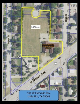 Plus de détails pour 101 W Eldorado Pky, Little Elm, TX - Spécialité à vendre