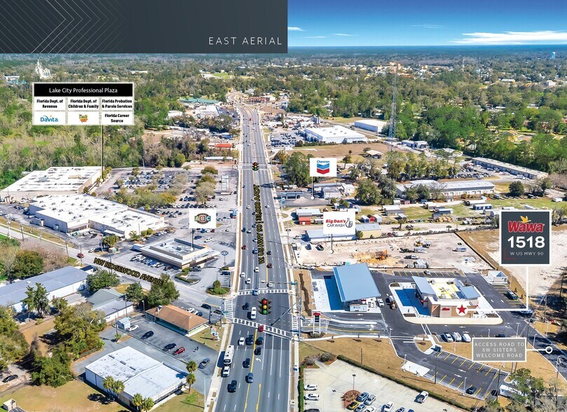 1518 U.S. Highway 90, Lake City, FL à vendre - Aérien - Image 2 de 7